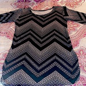 Size: S Casual blue and white mini dress.